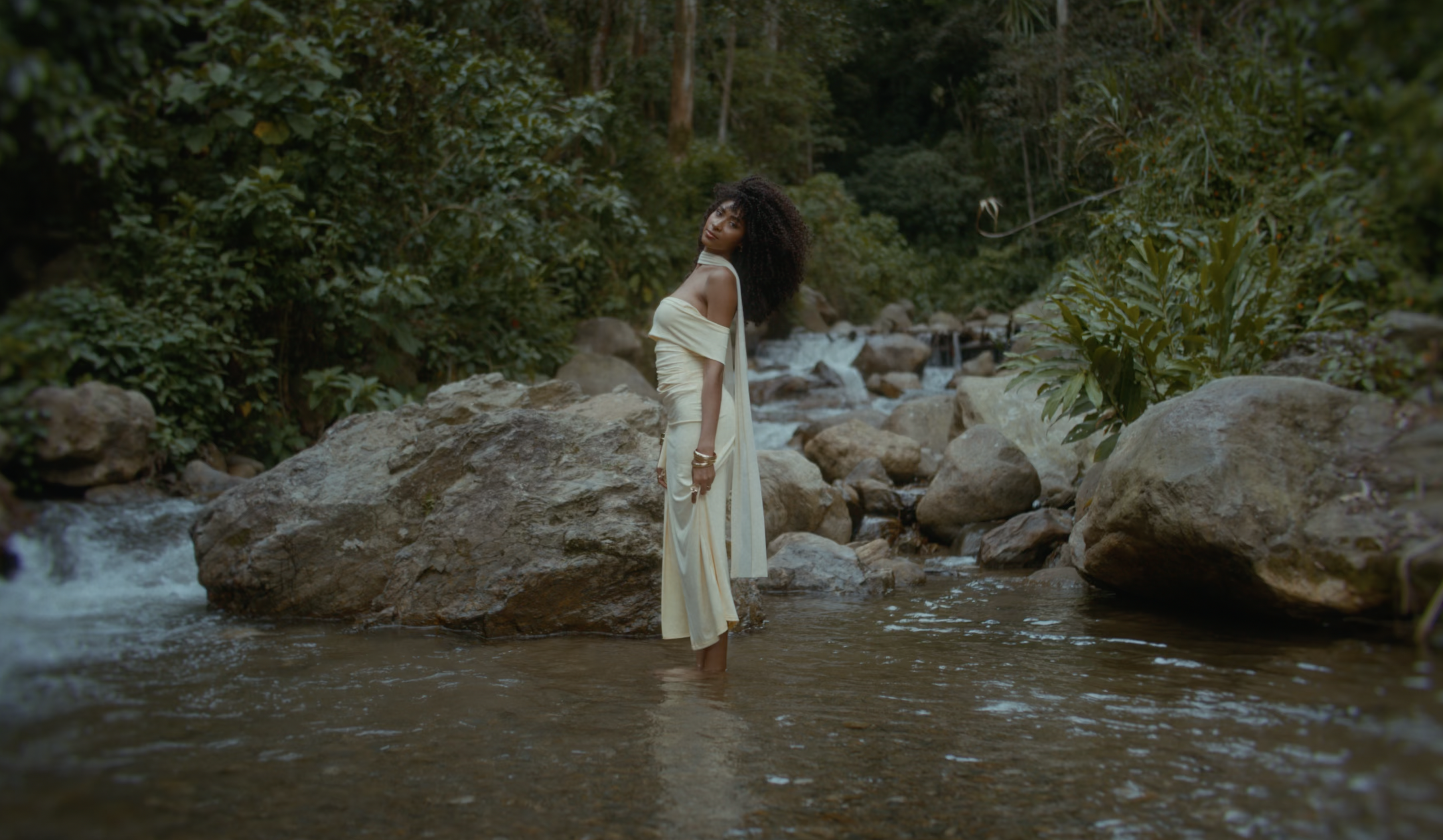 Quebrada La Pava creek in El Poblado, Medellín