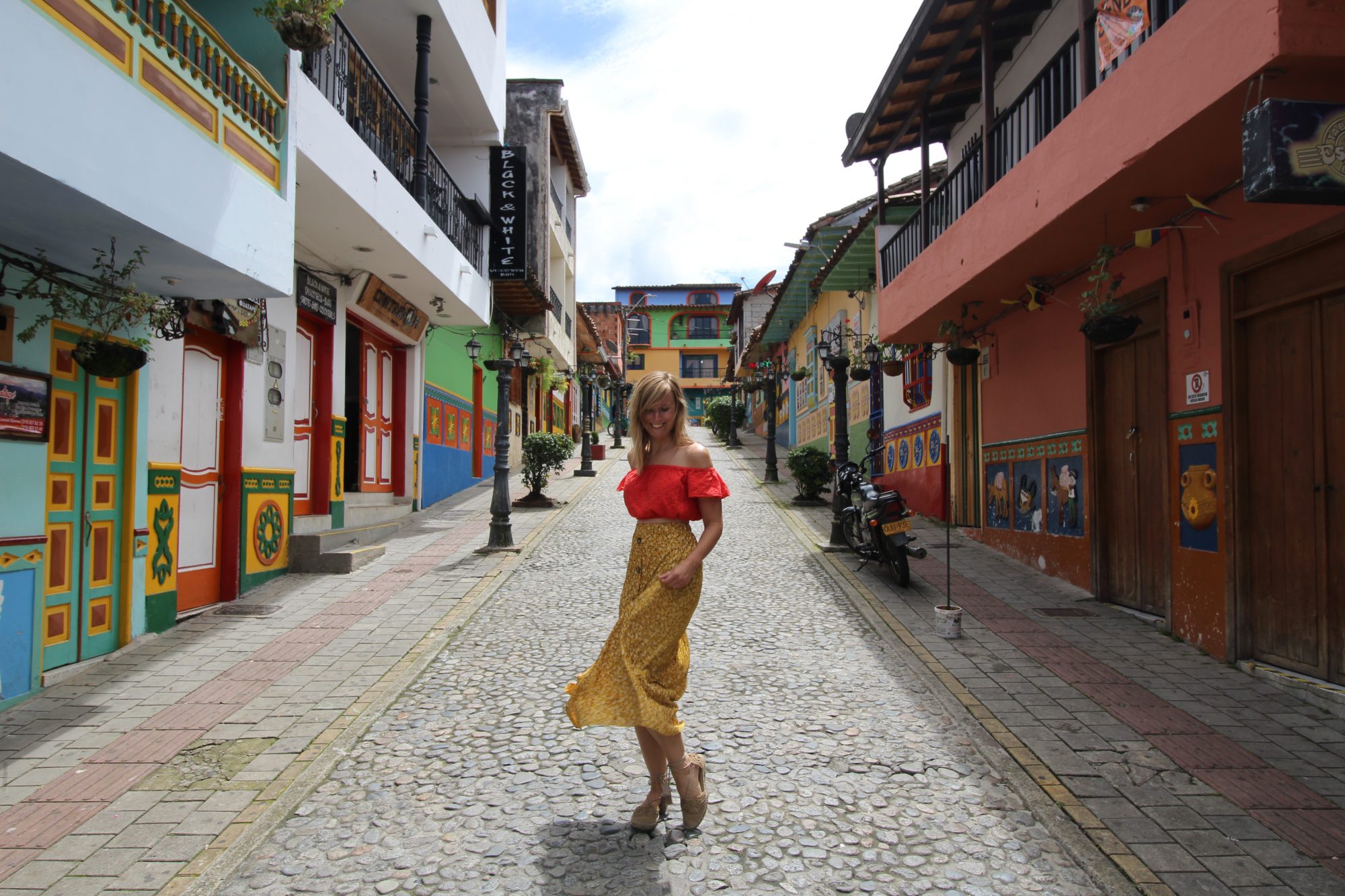 Colourful streets of Guatapé